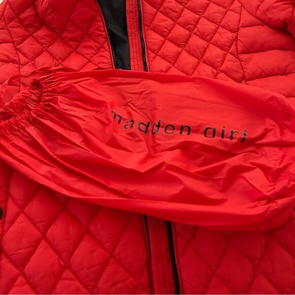 EUC Steve Madden Madden Girl Women's Red Packable Puffer Jacket. Size S. - Picture 11 of 12